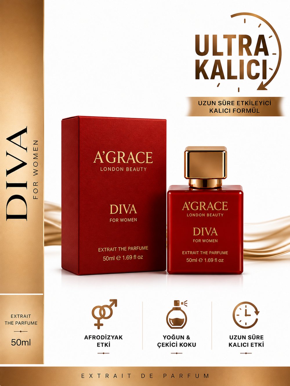 A'Grace Diva For Women Extrait The Parfüm 50 ml