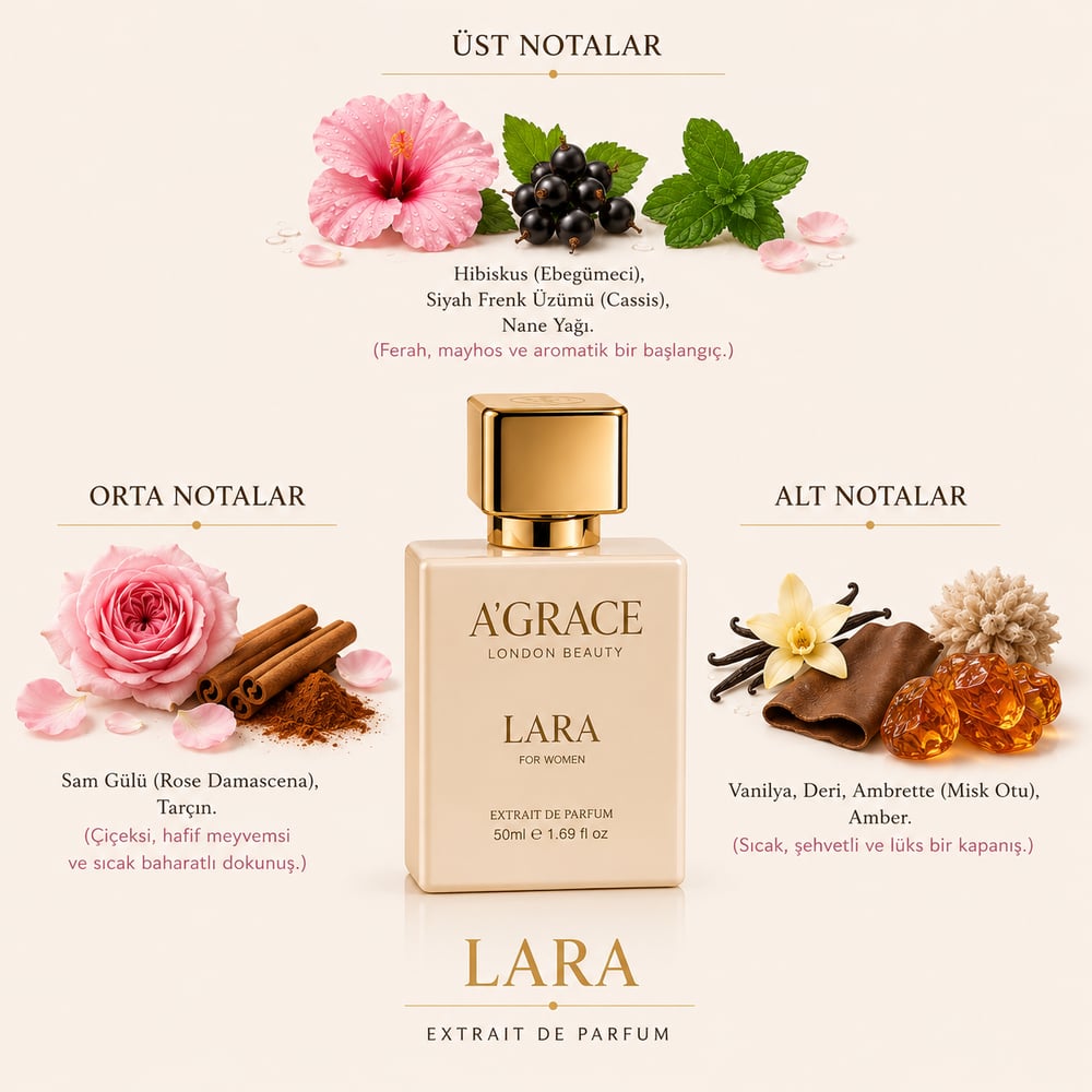A'Grace Lara For Women Extrait The Parfüm 50 ml