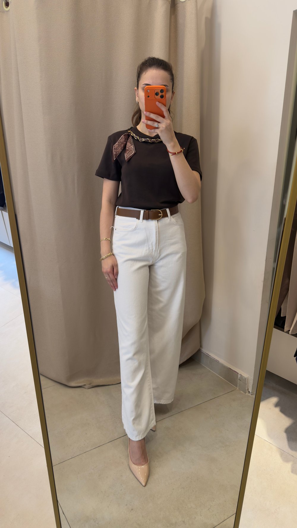 BEYAZ RAHAT KALIP STRAIGHT JEAN 