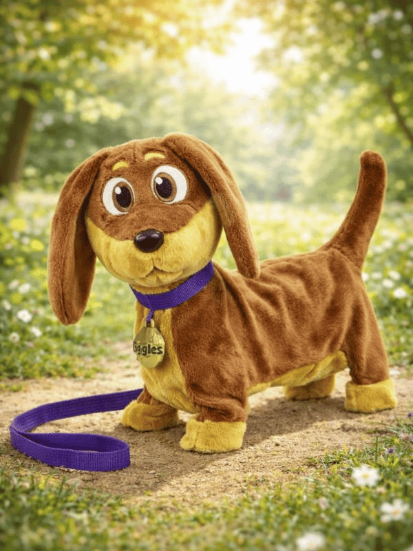 Animagic Köpek Diggles – Yürüyen, Dans Eden İnteraktif Pelüş