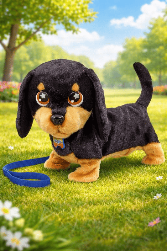 Animagic Sosis Köpek Waggles – Yürüyen İnteraktif Peluş Köpek