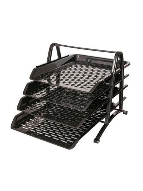 Ark Plastik SİYAH Evrak Rafı 4lü Hareketli 1904