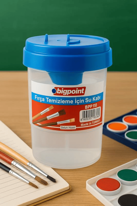 Bigpoint Fırça Yıkama Su Kabı - Mavi- BPP110