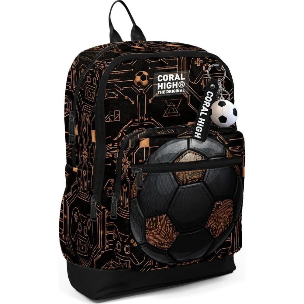 Coral High Kids Futbol Desenli Okul Sırt Çantası 33217