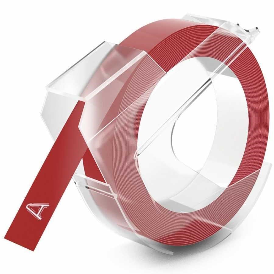Dymo Junior / Omega 3D Kırmızı 9Mm * 3M Yedek Şeridi