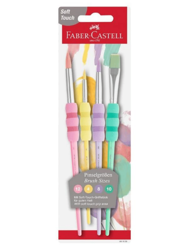 Faber Castell Soft Touch Fırça Pastel Ton 4 Çeşit
