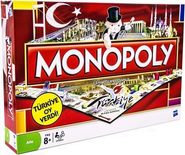Hasbro Monopoly Türkiye – Klasik Emlak Oyunu (1610)