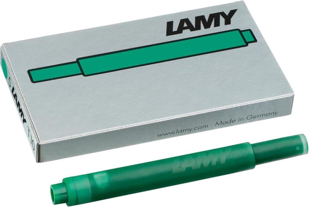 LAMY Yeşil Dolma Kalem Kartuşu T10y - 5’li Paket – Orijinal Alman Üretimi