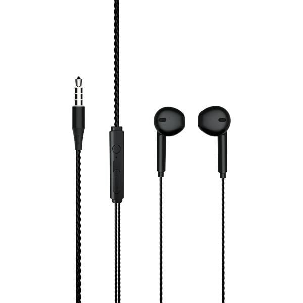 Lecoo EH104 Kablolu 3.5mm Jacklı Kulak İçi Mikrofonlu Kulaklık Siyah