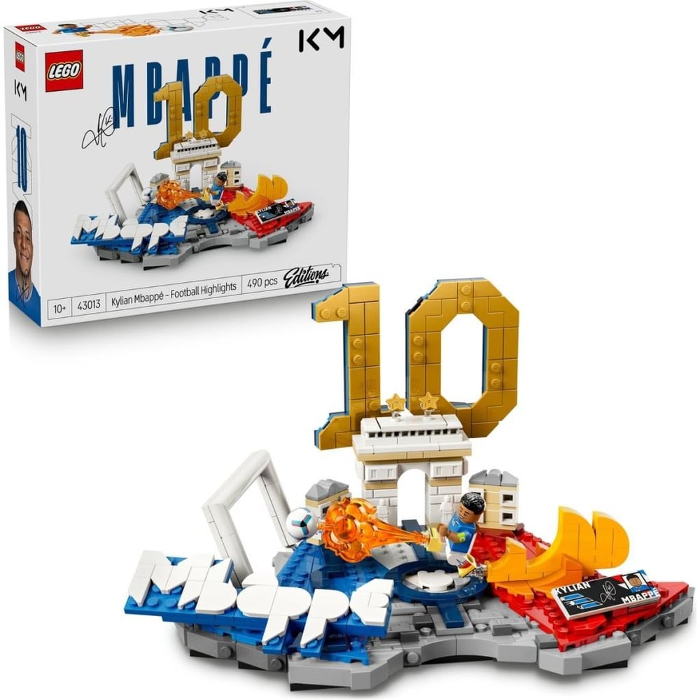 LEGO® Editions Kylian Mbappé – Unutulmaz Futbol Anları 43013 | 490 Parça