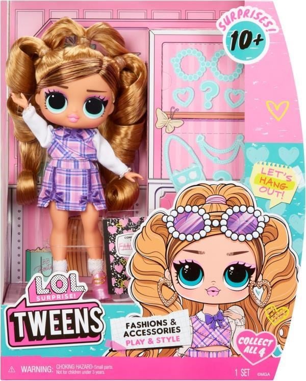 LOL Surprise Tweens Çekirdek Moda Bebek – Fancy Gurl (10+ Sürpriz, Aksesuar ve Günlük Dahil)