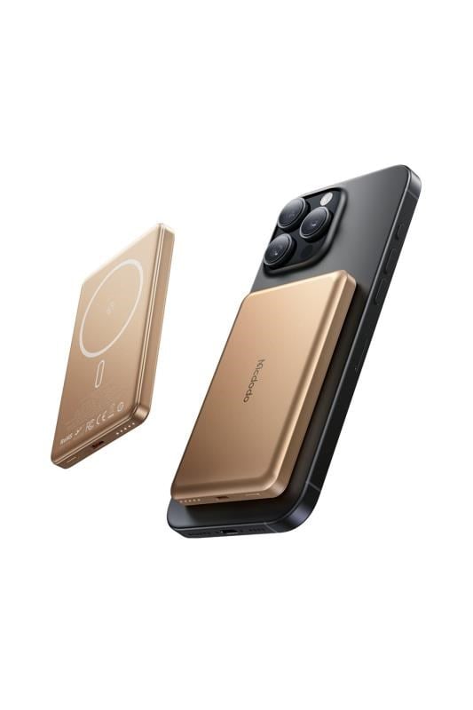 MCDODO MC-4642 5000mAh 20W Metal Ultra İnce Manyetik Kablosuz Powerbank
