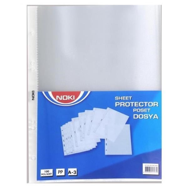 Noki Delikli Poşet Dosya A3 dikey 25 li 4836-P 1PA
