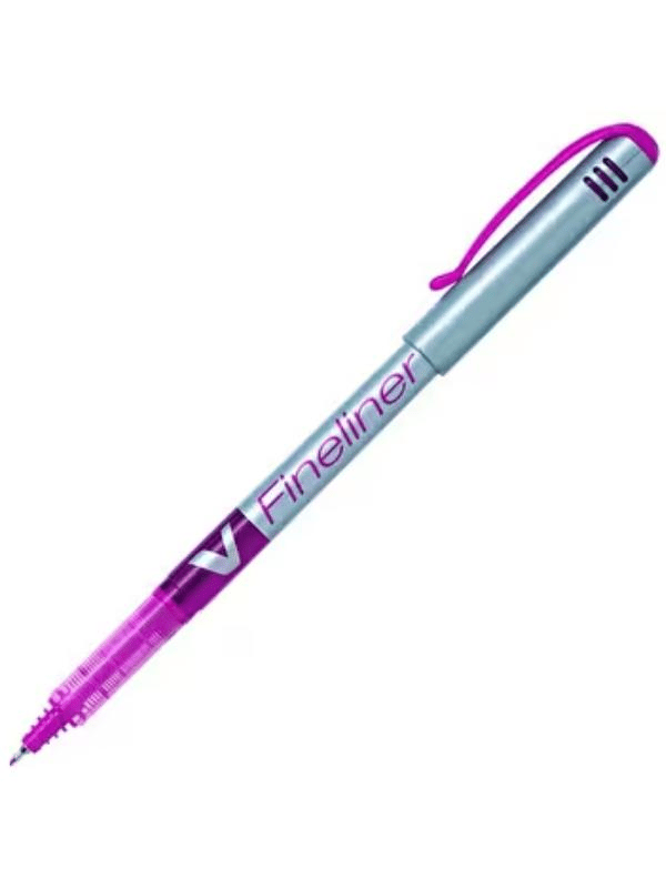 Pilot V-Fineliner Fibre Tip 0.5 mm Mor 12'li Kutu