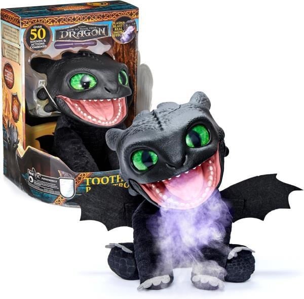 Real FX Dragon Dişsiz – Dişsiz Elektronik Kukla 30 cm (How to Train Your Dragon)