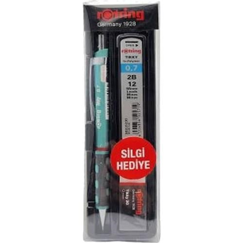 Rotring Okul Seti Tikky Min Silgi 3 LÜ 0.7 MM Opal Mavi RO-KK07-07-OPAL