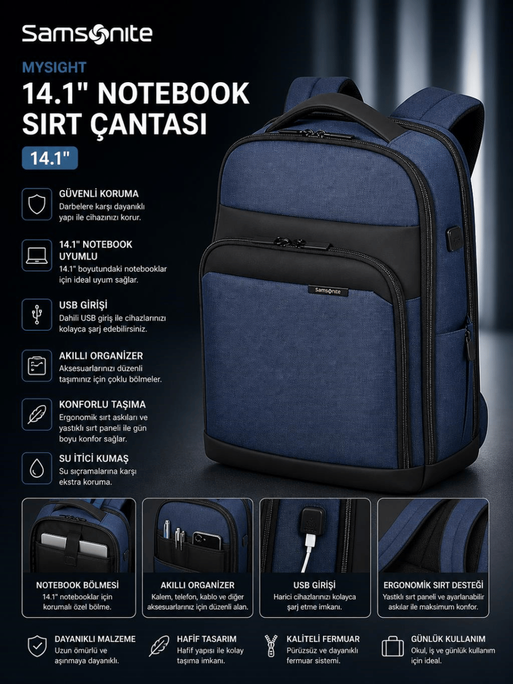Samsonite Kf9-01-003 14.1