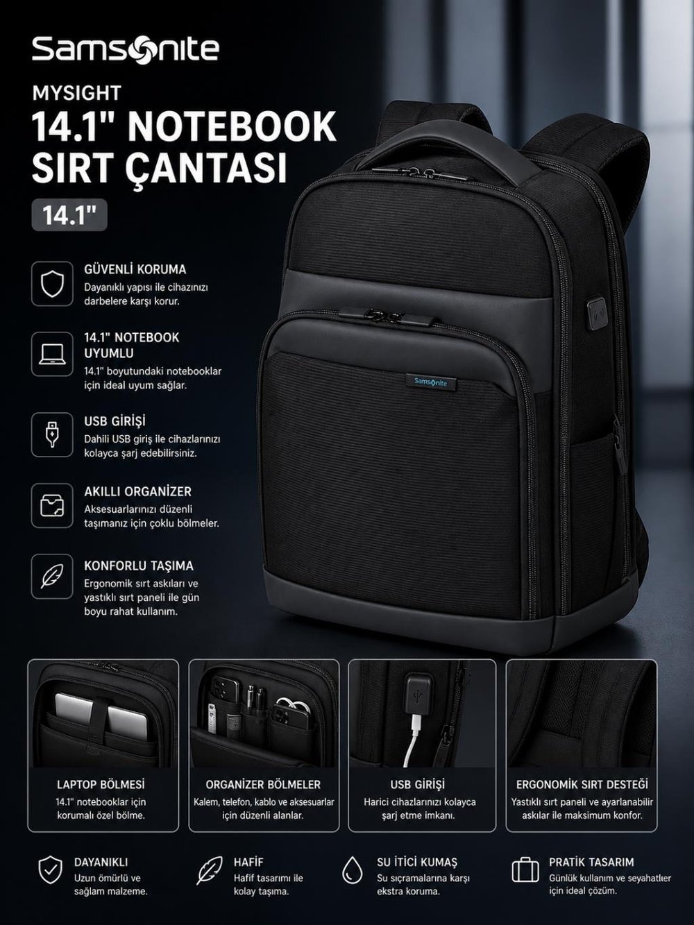 Samsonite Kf9-09-003 14.1