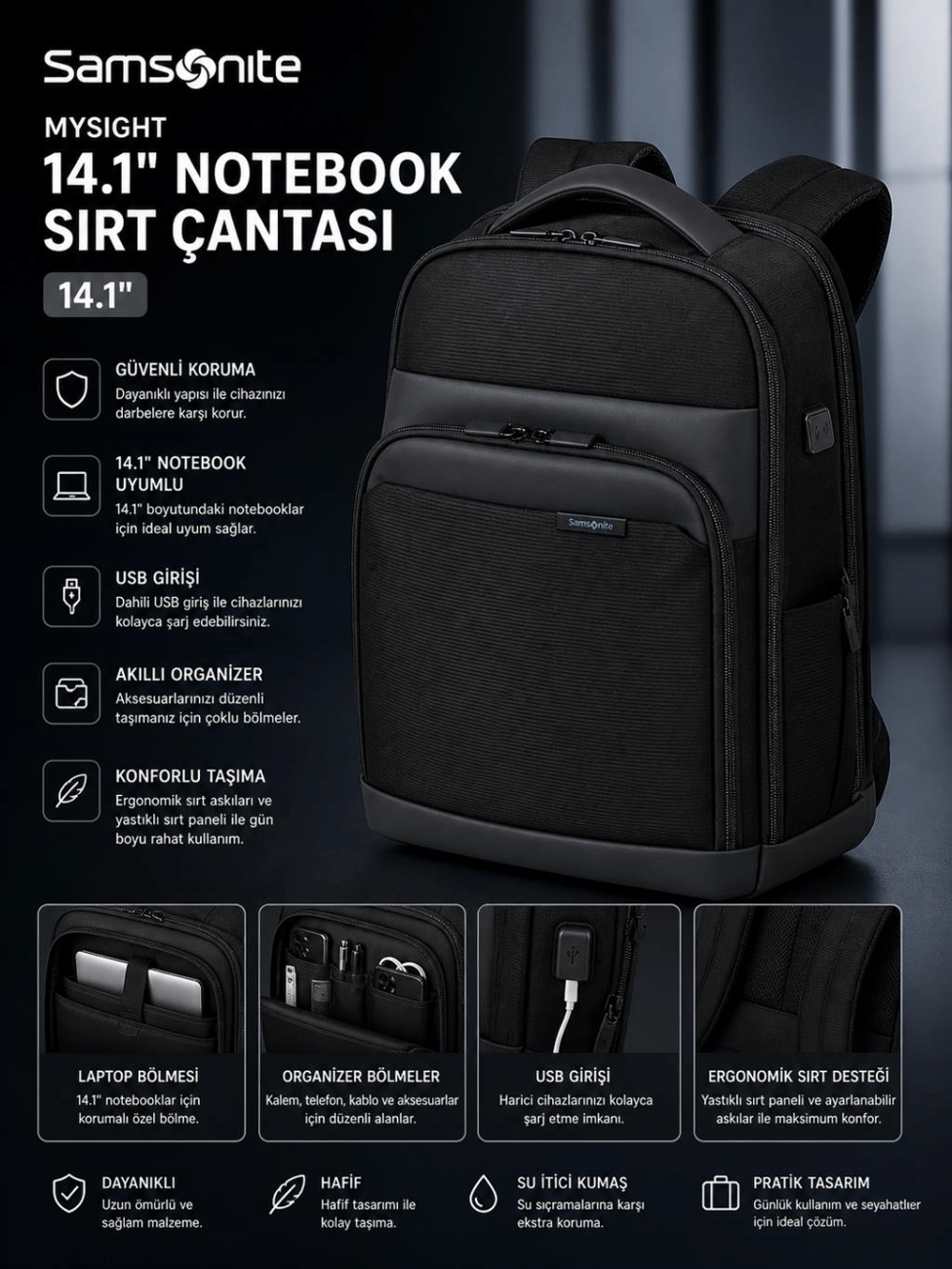 Samsonite Kf9-09-003 14.1