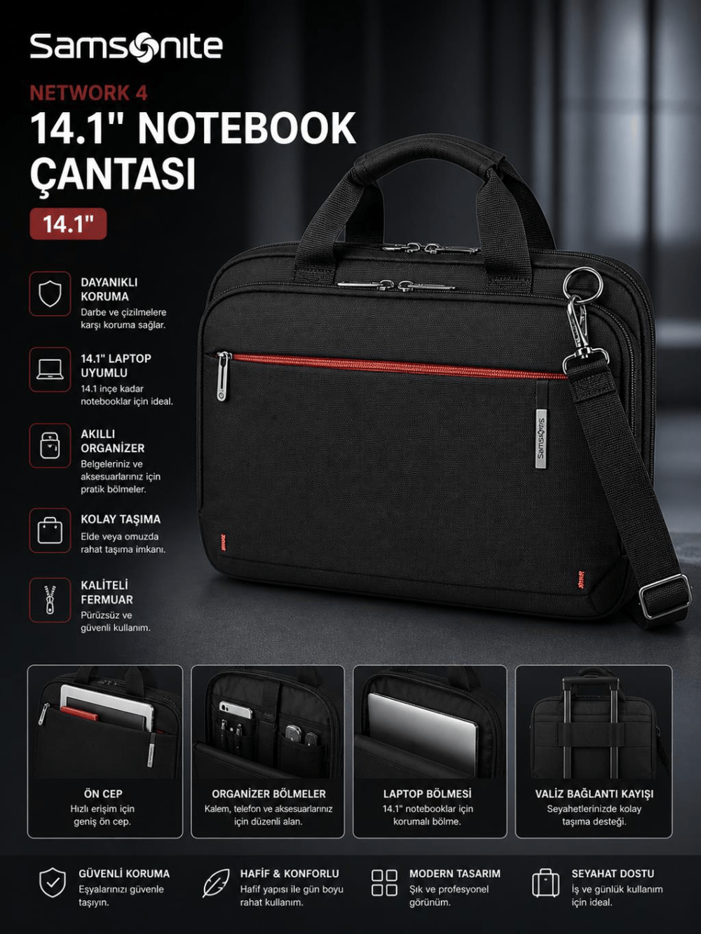 Samsonite Kı3-09-001 14.1