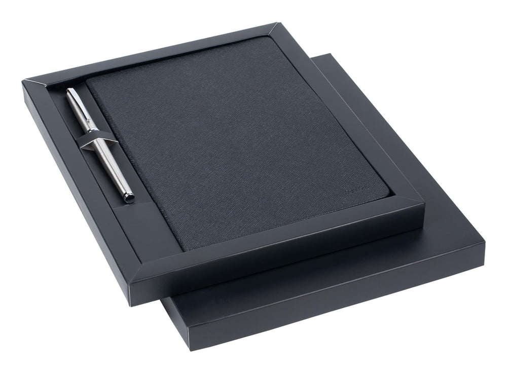 Scrikss Sd300-1 Chester Premium Defter A5 Siyah + 800M Krom Roller
