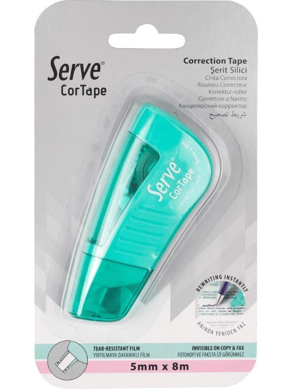 Serve Cortape Şerit Silici 5 mm*8Mt Nane Yeşili 1 Adet