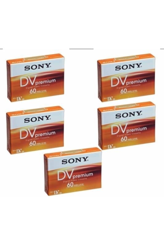Sony Premium Mini DV Kaset 60dk – 5'li Paket