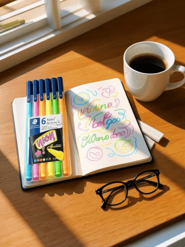 Staedtler Keçeli Kalem Triplus 6Lı Neon 323 Sb6Cs1