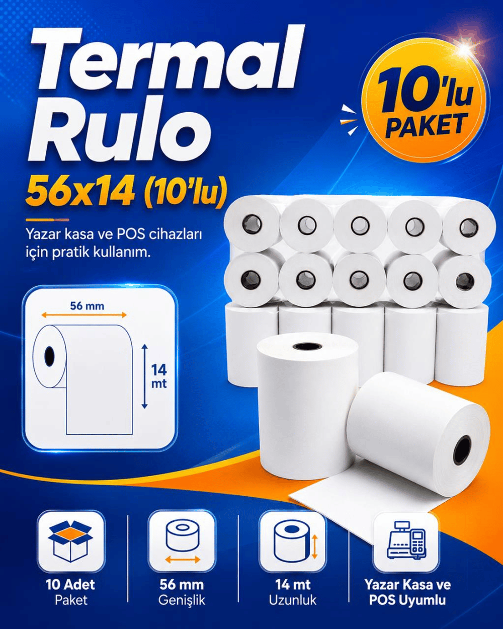 Umur Termal Rulo 56x14 14 Metre 