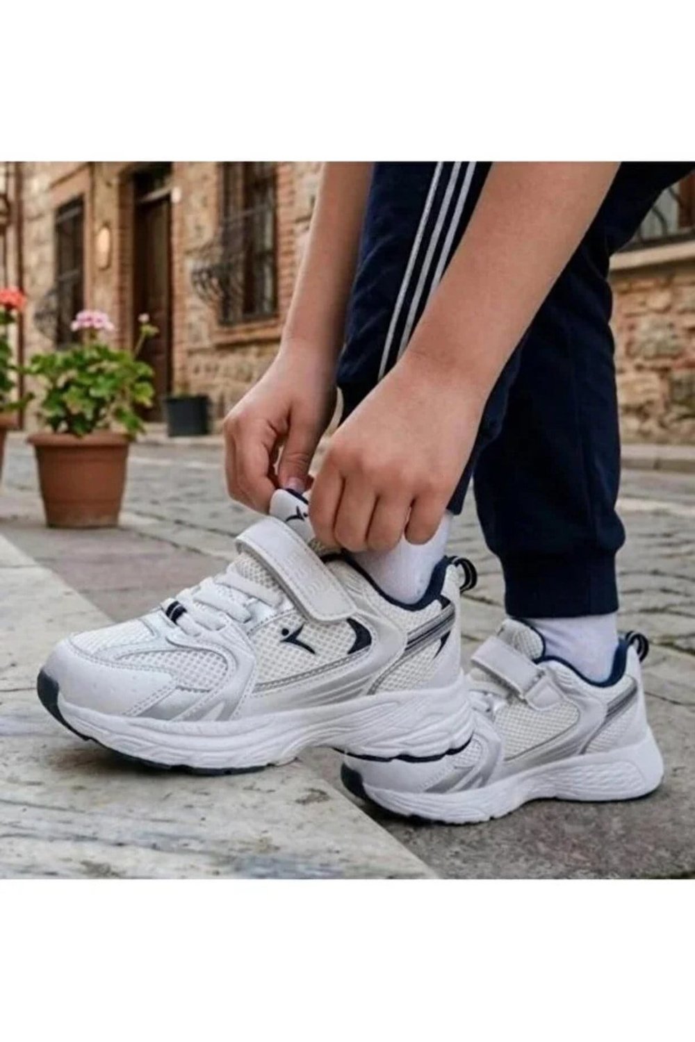 Terra-Flt 31/36 Çocuk Cırtlı Sneaker Spor Ayakkabı
