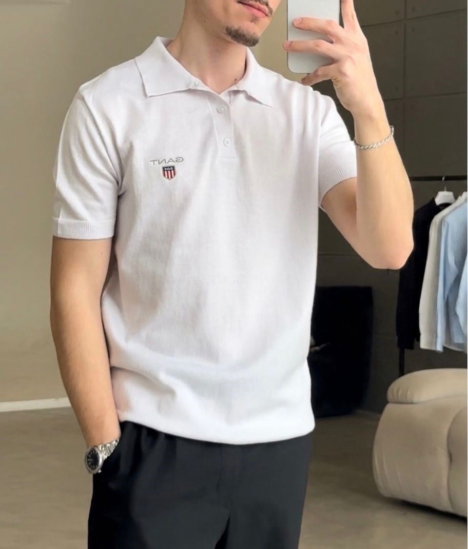 Gant Polo Yaka Beyaz
