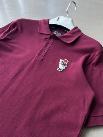 RL Bear Polo Yaka Bordo