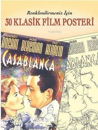 30 Klasik Film Posteri; Renklendirmeniz İçin