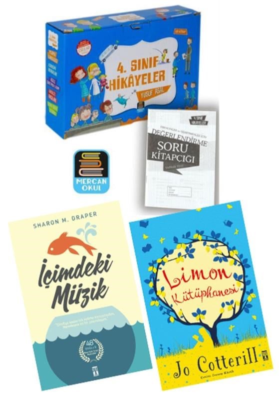 4. Sınıf Hikayeler Okuma Seti 10 Kitap - İçimdeki Müzik - Limon Kütüphanesi (13 Kitap Set)