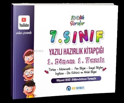 7. Sınıf Yazılı Hazırlık Kitapçığı 1. Dönem 1. Yazılı