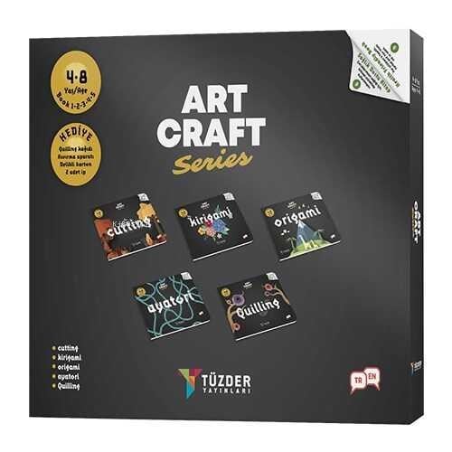 Art Craft - El Becerileri Seti (5 Kitap) 4-8 Yaş;El Becerileri Seti