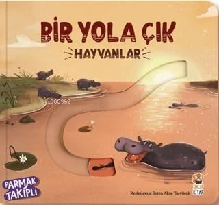 Bir Yola Çık Hayvanlar Parmak Takipli Kitap