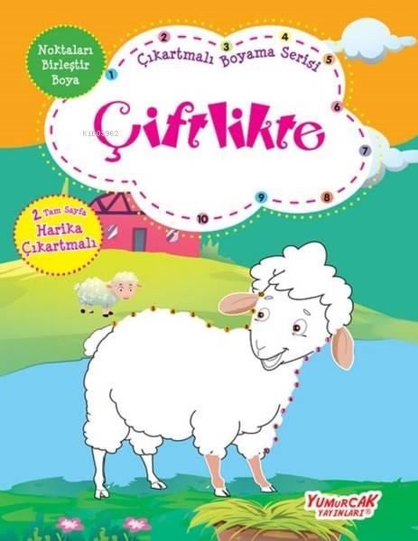 Çiftlikte - Çıkartmalı Boyama Serisi
