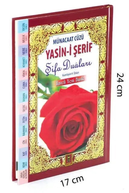 Ciltli Yasin Kitabı - Orta Boy - 224 Sayfa - Şifa Duaları - Münacaat Cüzü - Ensari Yayınevi - Mevlit Hediyeliği