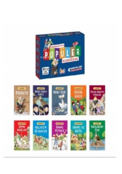 Çocuklar İçin Popüler Klasikler;(10 Kitap+Soru Kitapçılığı)