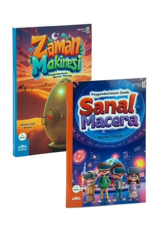 Çocuklara Özel Peygamberimizin İzinde Kitap Seti – Zaman Makinesi & Sanal Macera