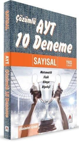 Delta Kültür Yayınları AYT Sayısal Çözümlü 10 Deneme Delta Kültür 
