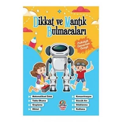 Dikkat ve Mantık Bulmacaları Mavi Kitap