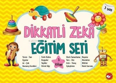 Dikkatli Zeka Eğitim Seti - 3.Kitap 3 Yaş
