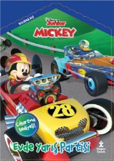Disney Mickey Boyama Evi Evde Yarış Partisi