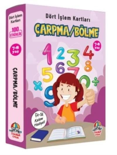 Dört İşlem Kartları - Çarpma/Bölme (7 - 8 Yaş)