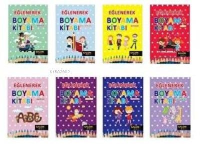 Eğlenerek Boyama 8 Takım Set