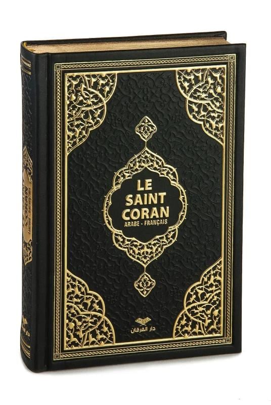 Fransızca Mealli Kuran - Siyah