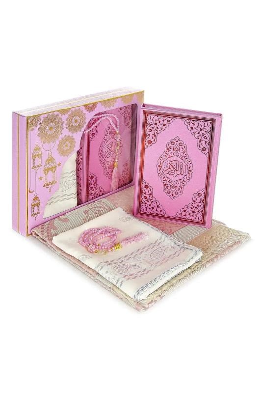 Hediyelik Kuran Seti Pembe
