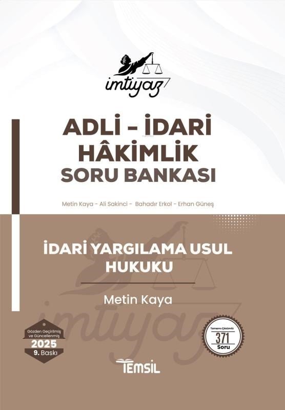 İmtiyaz Adli-İdari Hâkimlik Soru Bankası - İdari Yargılama Usul Hukuku